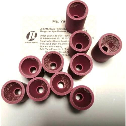6x21x36mm cylinder ceramic Sandblasting Nozzle,column ceramic sandblaster tips for JL-1200L sandblast gun