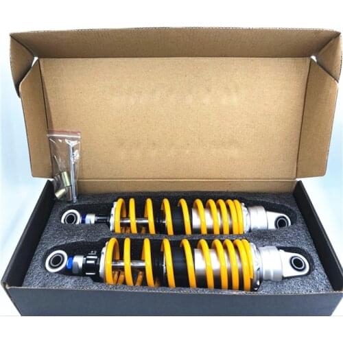 13inch 330mm 8mm spring Motorcycle Rear Shock Absorbers for Honda Yamaha CB400 VF750 FZX750 XJR400 XJR1200 suzuki Yellow+silver
