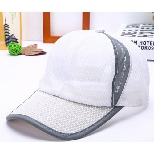 Summer Baseball Cap Men Women Breathable Mesh Sunscreen Workout Sport Hats Streetwear Hip Hop Baseball Cap Adjustable Hats