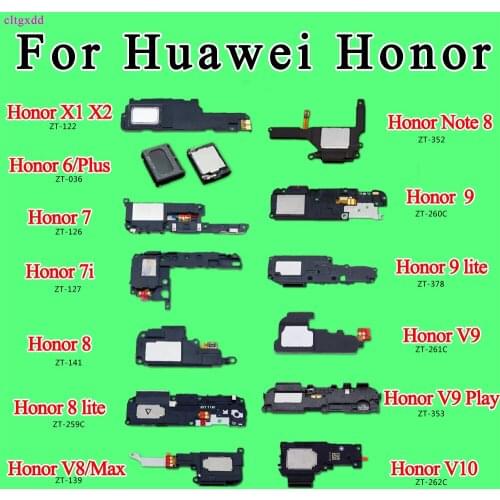Cltgxdd Loud Speake For Huawei Honor 6Plus 7i 8 9 lite V8 V9 V10 lite Loud Speaker Buzzer Ringer Connector Replacement
