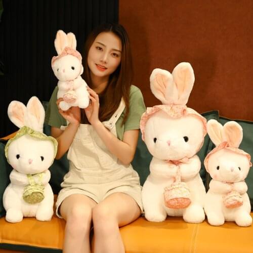 28/50cm Toy Plush &Stuffed Cute Animal Soft Rabbit Toy Doll Girls Sleep Toy Room Decoration Doll Birthday Valentines Day Gift