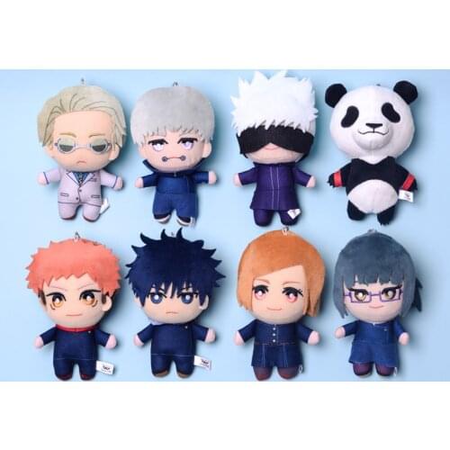 Anime Jujutsu Kaisen Plush Doll Pendant Toy Yuji Itadori Keyring Pendant Keychains Stuffed Doll Toys Gifts