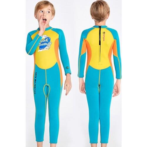 Swimwear Children Swimsuit One Piece Beach Sun Protection Rash Guard Boys With Sleeves Kids Swimming Surf Long Sleeve Swimsuit