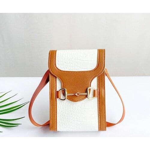 New mini handbag for women girls fashion wild PU leather shoulder messenger bag mobile phone bag small square bag crossbody bag