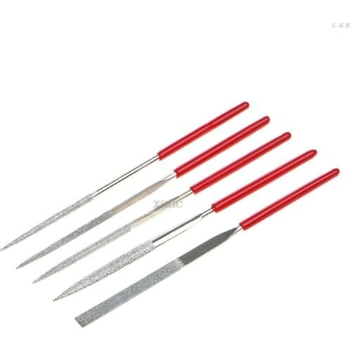5Pcs/Set Needle Files Kit Carving Jewelry Diamond Glass Stone Wood Craft Tool M05 dropship