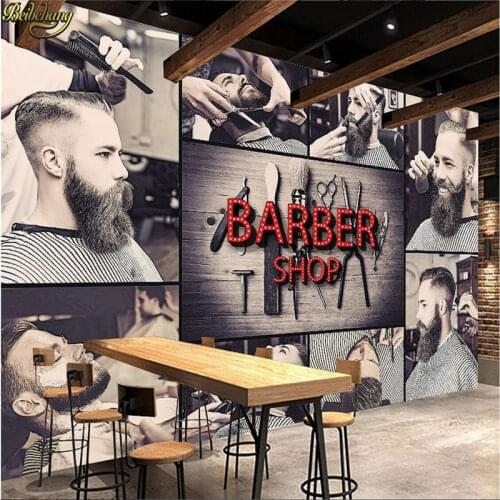 Beibehang wallpaper for walls 3 d Custom photo wall paper murals 3D modern fashion hair styling wall background papel de parede