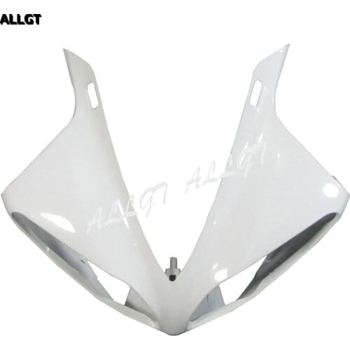 Fit for YAMAHA YZF R1 2009 2010 2011 2012 Motorcycle Injection Moulding Unpainted Upper Front Cowl Nose Fairing