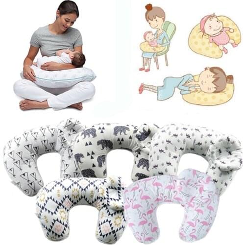 Baby Nursing Pillows Maternity Baby Breastfeeding Pillow Infant Cuddle U-Shaped Newbron Cotton Feeding Waist Cushion ER734