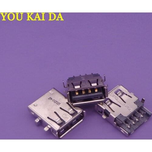100PCS/LOT For Samsung R423 R428 R430 R540 R580 R780 Notebook Laptop USB Jack 2.0 socket Connector charging port 16mm