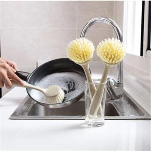 Handheld Multifunction Kitchen Cleaning Brush Long Handle Dish Washing Brush Brush Plate Brush Pot Cleaning Tool Kitchen Supplie
