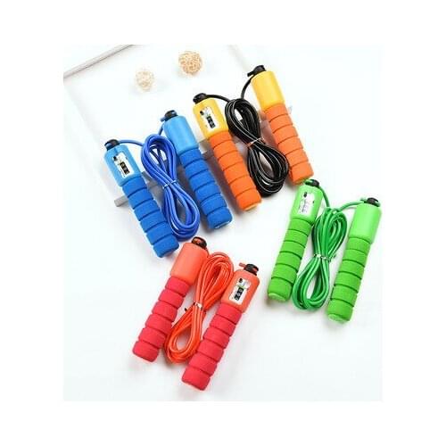 Jump Ropes with Counter Sports Fitness Adjustable Fast Speed Counting Jump Skip Rope Skipping Wire