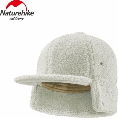 Naturehike Autumn winter wool hat outdoor climbing men women cold windproof breathable lambskin warm hat