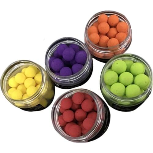 1 Box Smell up Fishing Lure Boilies Floating Carp Baits Soluble in Water 14mm