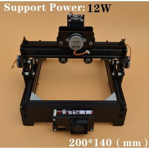 14*20cm Mini 12W CNC Laser Engraving Machine High Power and High Precision Laser Metal Engraving Machine Metal Marking Machine
