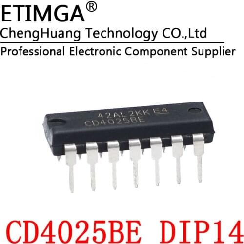 5PCS/LOT CD4025 CD4025BE CD4025BCN DIP-14 Counter chip