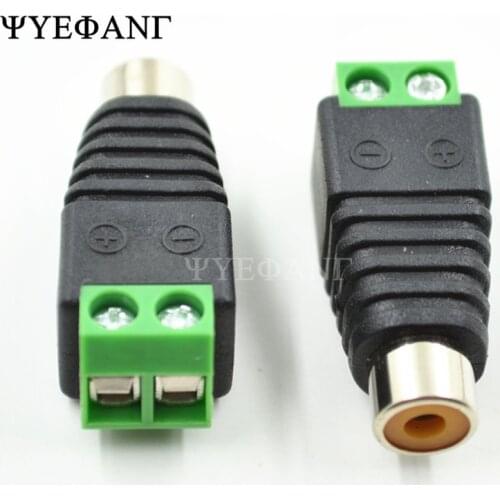 5pcs RCA AV Balun Terminal Connector, RCA Female Jack 2poles AV Terminal