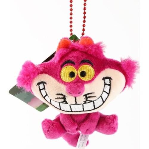 Alice in Wonderland Cute Cheshire Cat Stuffed Plush Toys Anime Plush Pendant Cartoon Cheshire Cat Toys for Kids