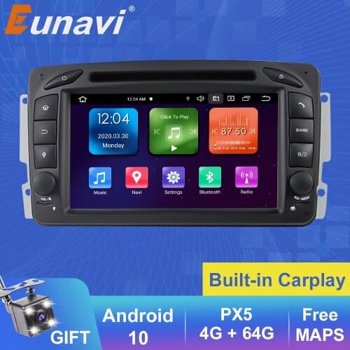 Eunavi 7" Android Car DVD GPS For Mercedes Benz CLK W209 W203 W463 Wifi DSP RDS Bluetooth Radio Stereo audio media player