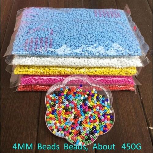 Free Shipping 450G 4mm Czech Seed Spacer Beads transparent beads murano glass beads for jewelry making DIY Pick 18 Colors