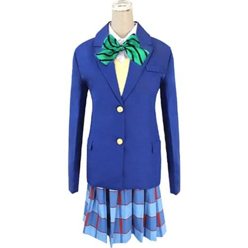 Brdwn LoveLive! Womens Tojo Nozomi Minami Kotori Ayase Eli Sonoda Umi Cosplay School Uniforms(top+skirt+bowtie+vest+shirt)