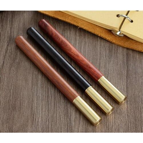 10pcs/lot Wood Ballpoint Pens Rollerball Pen Rose Gold Pens for Writing Promotional Gifts Customized Logo Ball Point Pen