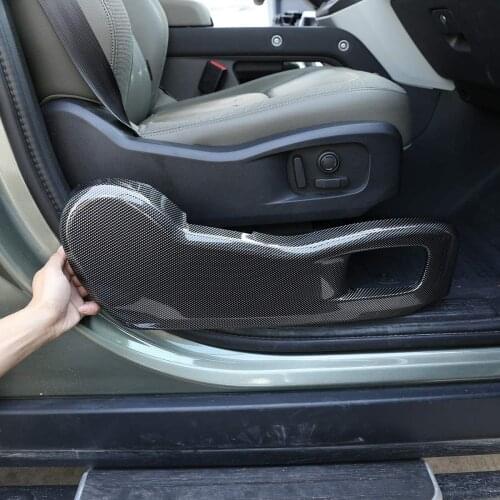 For Land Rover LR Defender 110 2020 2021 ABS carbon fiber style car seat side panel (not applicable to 90)