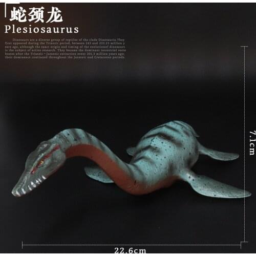 Prehistoric Jurassic Dinosaurs World Plesiosaurus Big Size Animals Model Action Figures PVC High Quality Toy For Kids Gift