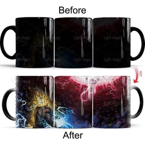 Cartoon Character Showdown Coffee Mug 350mL Magic Ceramic Color Changing Mugs Cup Anime lovers Gift