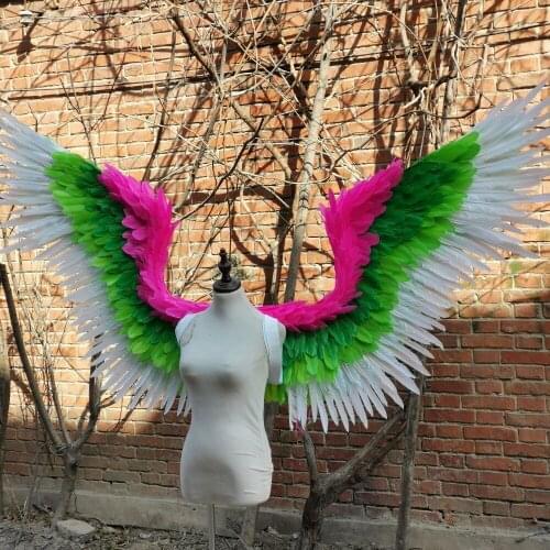 Adults feather wings angel wings costume for stage performance prop