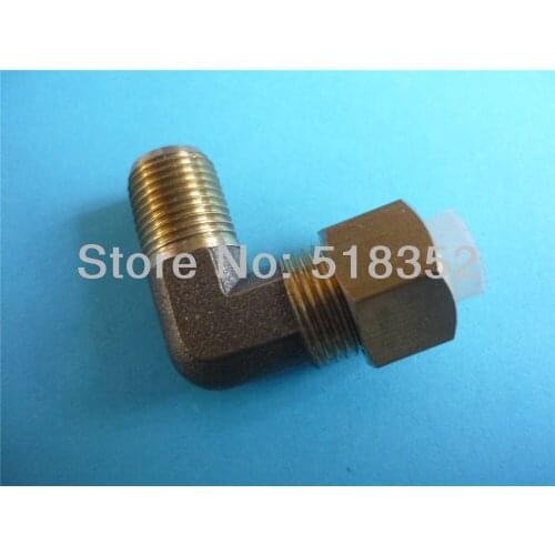 Mitsubishi L Shaped Water Pipe Fitting / Connector for WEDM-LS Wire Cutting Machine Parts
