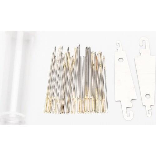 Mmo 30pcs/set #26 #24 #22 golden tail Needles for aida 9ct 11ct 14ct fabric cross stitch blunt big eye embroider DIY needlework