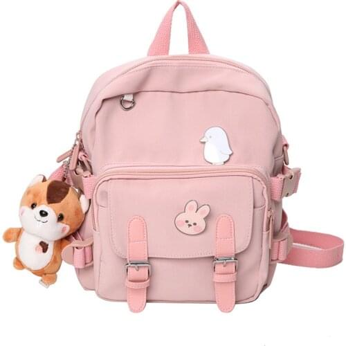 Fashion Small Backpack Women Kawaii Shoulder Bag for Teenage Girls Multi-Function Mini Bagpack Ladies Travle School Backpacks