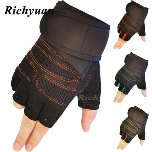 Outdoor Fingerless Motorcycle Gloves Fitness Motorbike Hunting Cycling Half Finger Gym Gloves Protective Motocross