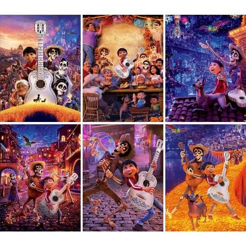 Diamond Painting Disney Halloween Cartoon Fantasy Adventure Full Square/Round Embroidery Mosaic Kit Handmade Art Gift Home Decor