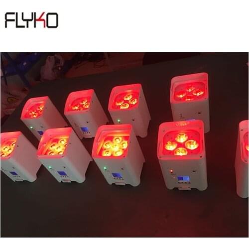 The newest product 4x18w led battery par light RGB 6in1 for bar party night club