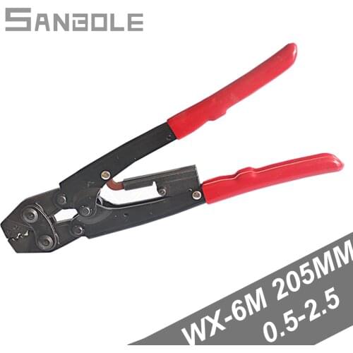 Type Function Ratchet Type Terminal Crimping Pliers Wx -6M ( Japanese ) Multifunctional Ratchet Terminal Wire Clamp Antimagnetic