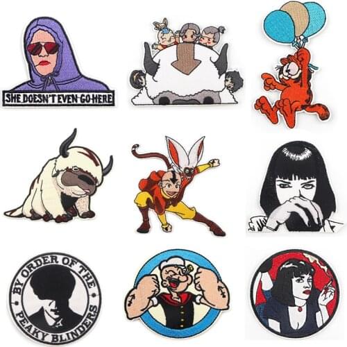 P5383 Dongmanli Cartoon Anime badge Patch Embroidered Applique Sewing Tool Cloth Iron On Patches