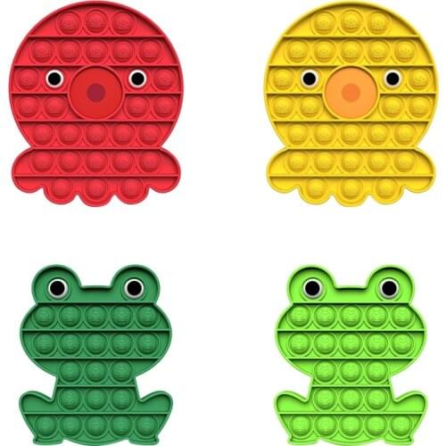 Push Pops Bubble Fidget Sensory Toy Antistress Push Bubble Pops Fidget Toy Brain Train Stress Relief For Autism Squeeze Toys