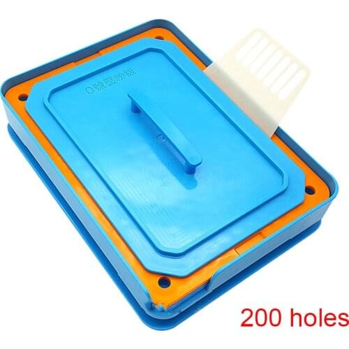 Manual #0 hole ABS Blue Capsule Filling Plate Filling Machine Capsule