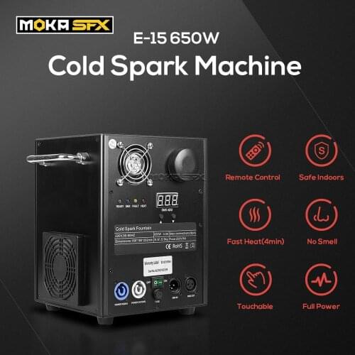 650W Cold Fountain Fireworks Spark Machine Stage Equipment Dmx Remote Control cold sparkler machine for Wedding Disco Party