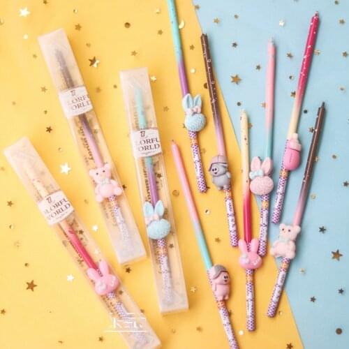 Cute Animals Rabbit Pig Bear Birthday Candles Kids Birthday Candles for Cake Party Supplies Decoration Cake Candles