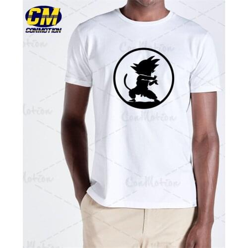 Japanese comic Kung Fu T-shirt round neck cotton casual short-sleeved mens Tshirts