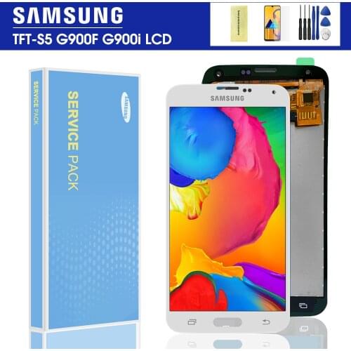 TFT Display For Samsung Galaxy S5 I9600 G900 G900A G900F LCD Display Touch Screen Digitizer Assembly (not compatible G900H)