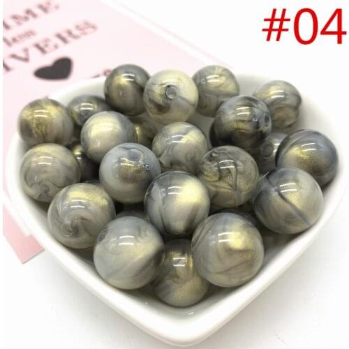 10pcs/lot 14mm of Acrylic Beads Earrings Necklace Accessories Beads For Jewelry Making DIY Jewelry Findings #ZS04