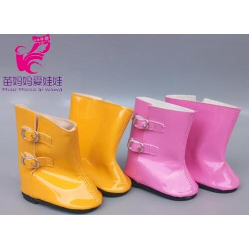 18 Inch Girl Doll 7CM Doll Shoes for 43CM Reborn Baby Doll summer Sandals Pink Shoes