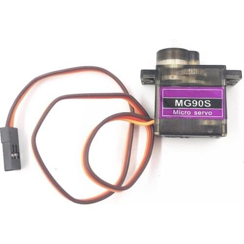 2/4 pcs/lot MG90S Analog Servo Full Metal Gear Servo for Rc Airplane 450 Helicopter Plane Boat Car RC Robot Aircraft Helicopter