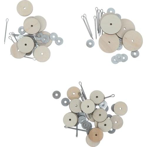 10 Sets Wood Joints Connectors For Handmade Teddy Bear Craft Children Kids Toy DIY Scrapbooking Manual Handicraft Accessory