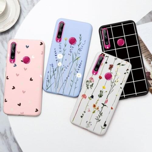 For Honor 10i Case HRY-LX1T Case Silicone TPU Flower Back Cover Phone Cases For Huawei Honor 10i 20i Honor10i 10 i 6.21'' Fundas