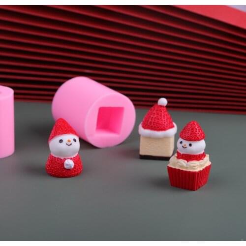 Snowman Silicone Mold Candle Mold Candle Making Resin Mold Candle Making Supplies Candle Making Scented Candles Soap Mold