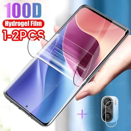 Hydrogel film for xiaomi poco f3 camera screen protector xiomi poco pocophone f3 f 3 pocof3 6.67'' pofo f3 glass protective film